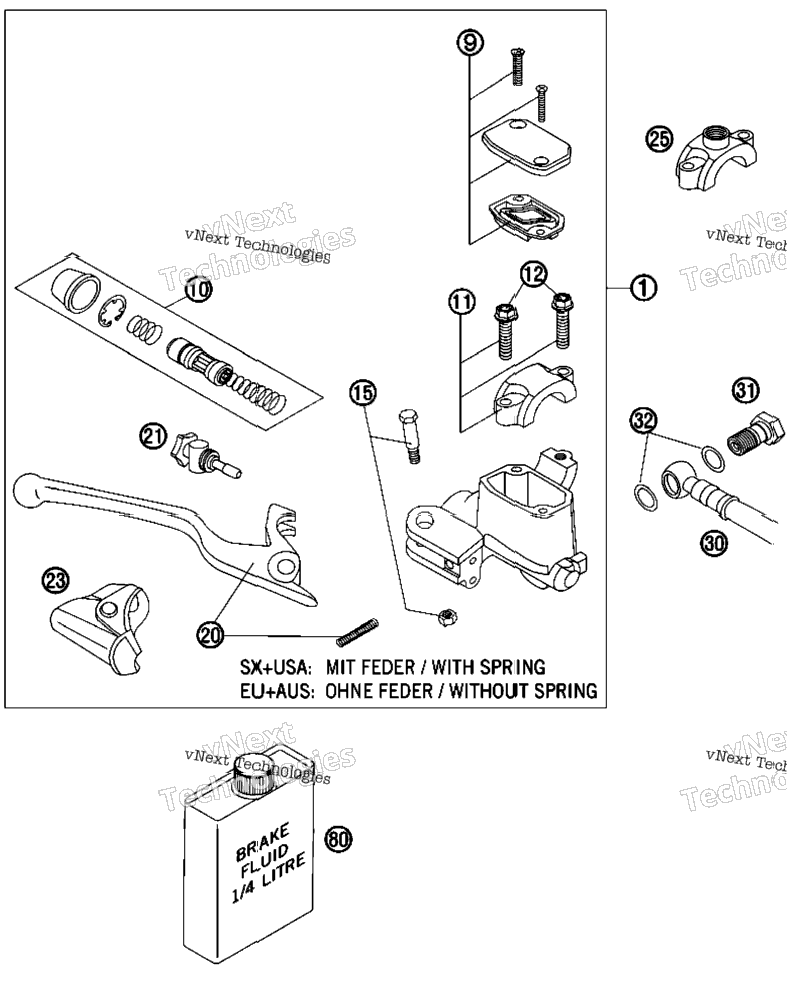 Hand Brake Cylinder