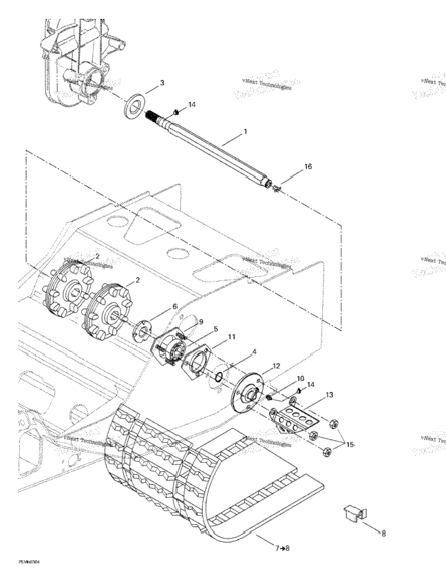 Drive Axle And Track