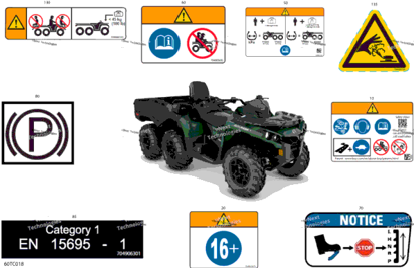 Body - Warning Decals