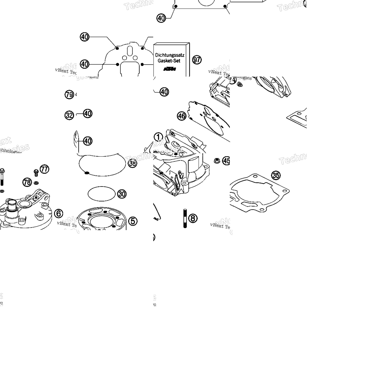 Cylinder, Cylinder Head