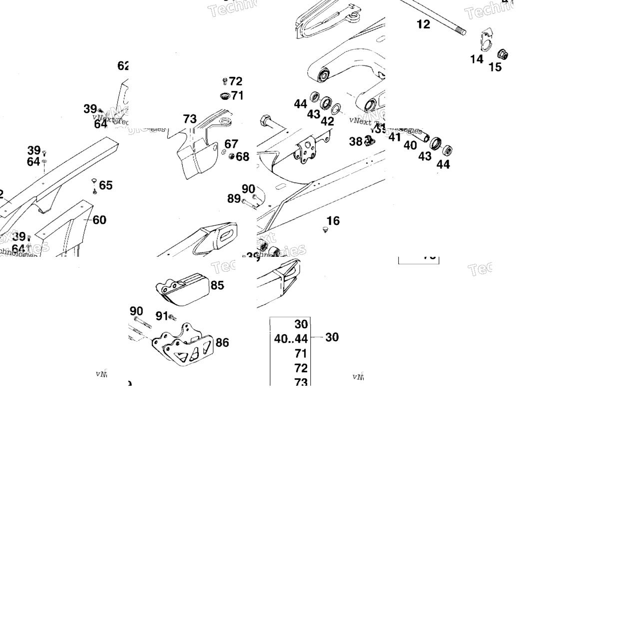 Swing Arm, Chain Guard