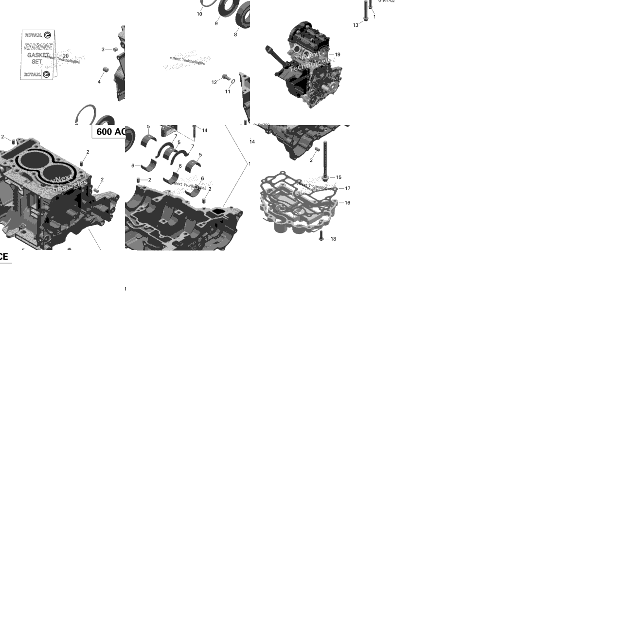Crankcase - 600 Ace