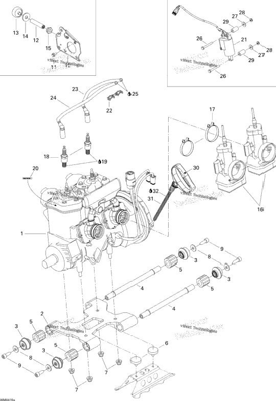 Engine Assembly And Support