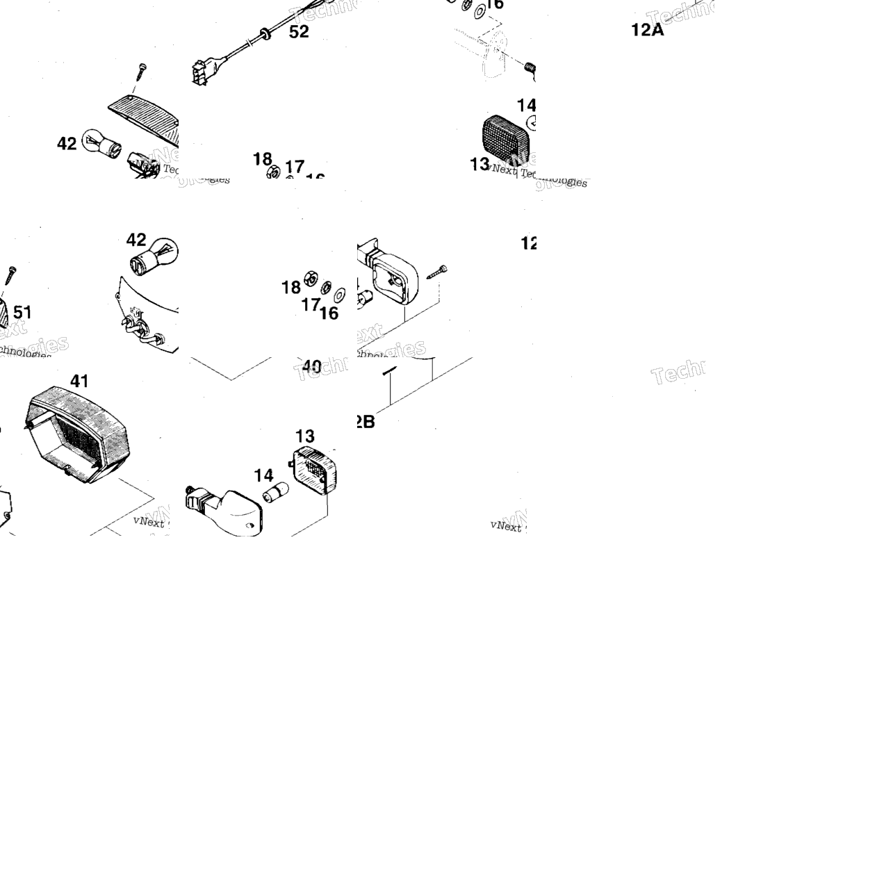 Flasher, Rear Light