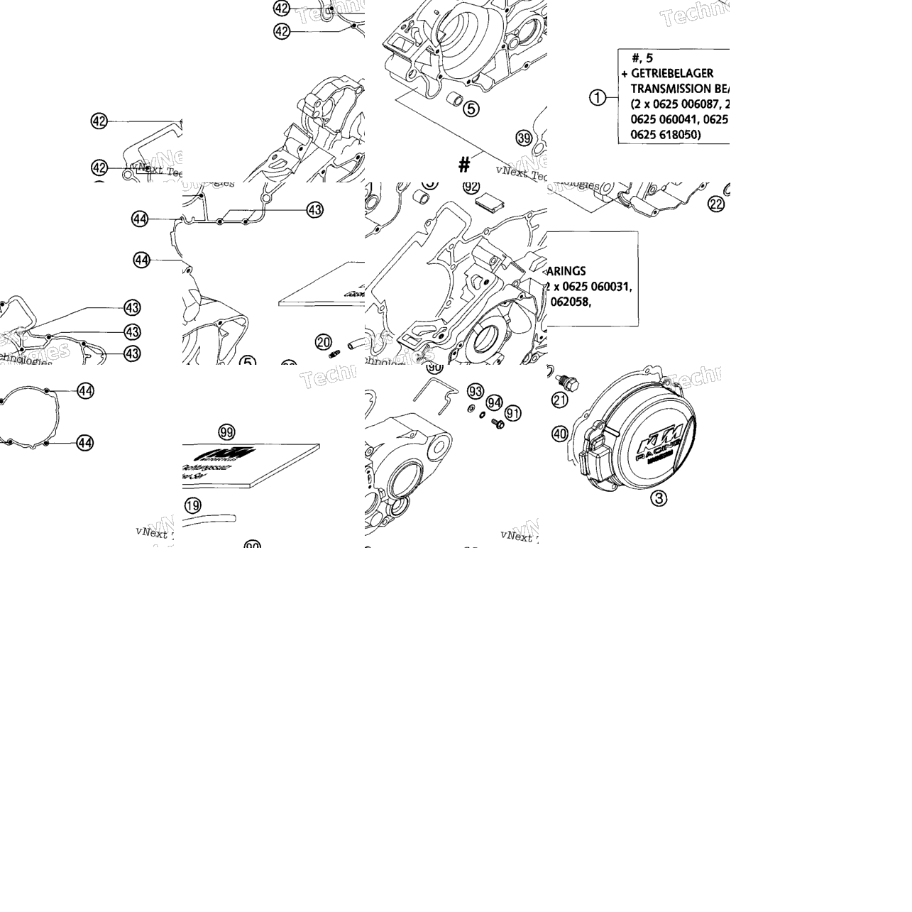 Engine Case With Oilpump