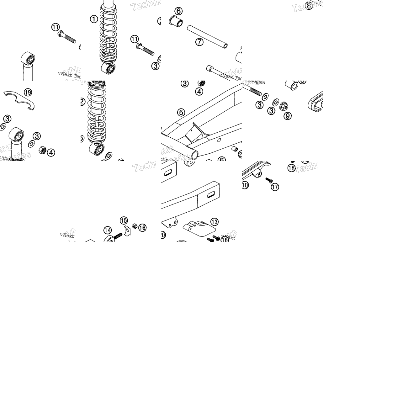 Swingarm, Shock Absorber