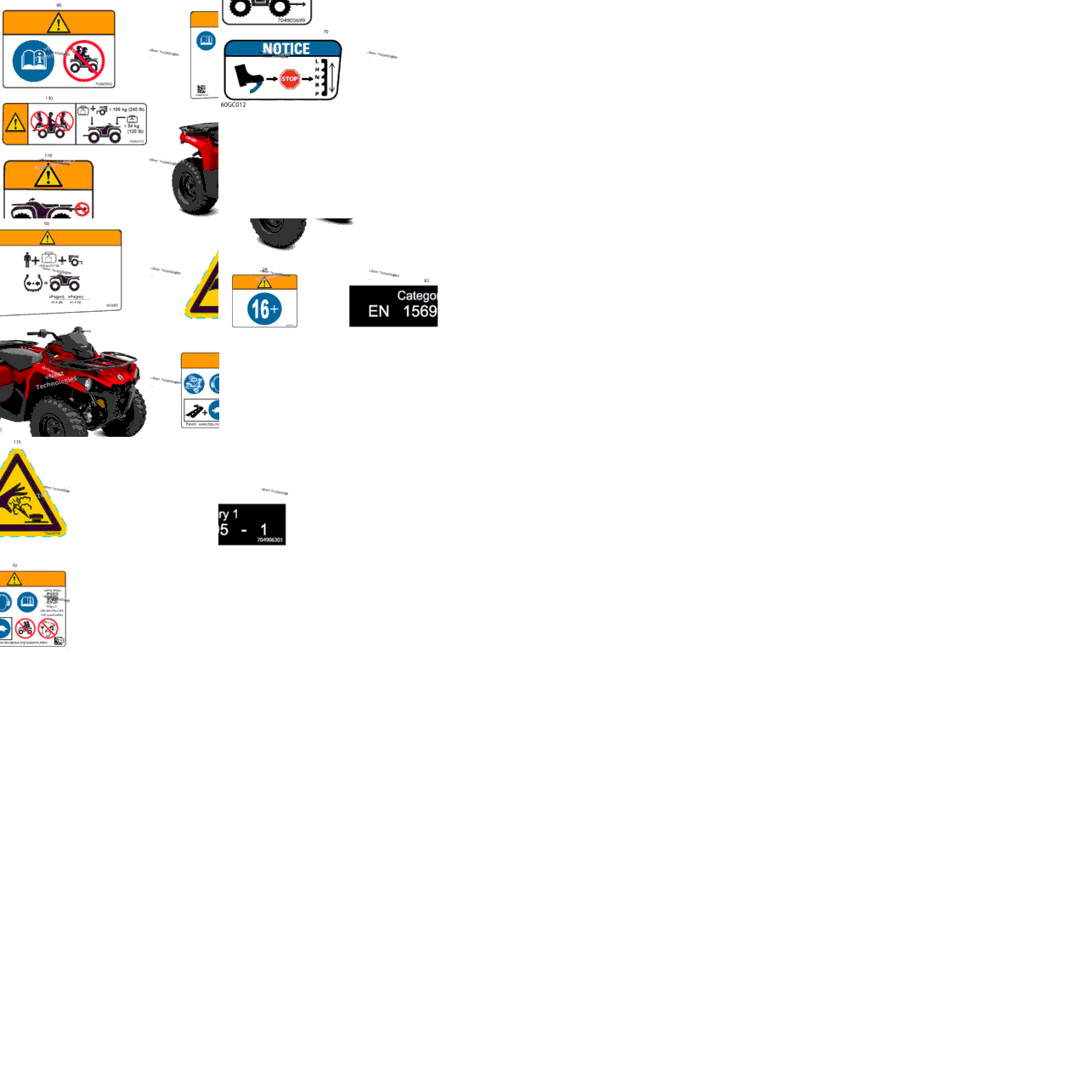 Body - Warning Decals