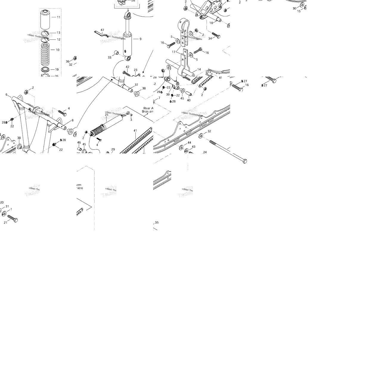 Front Arm, Rear Suspension