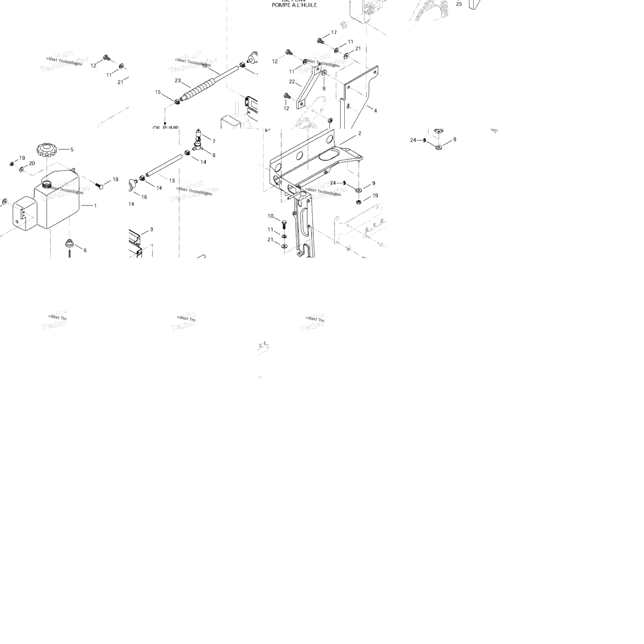Oil Tank And Support