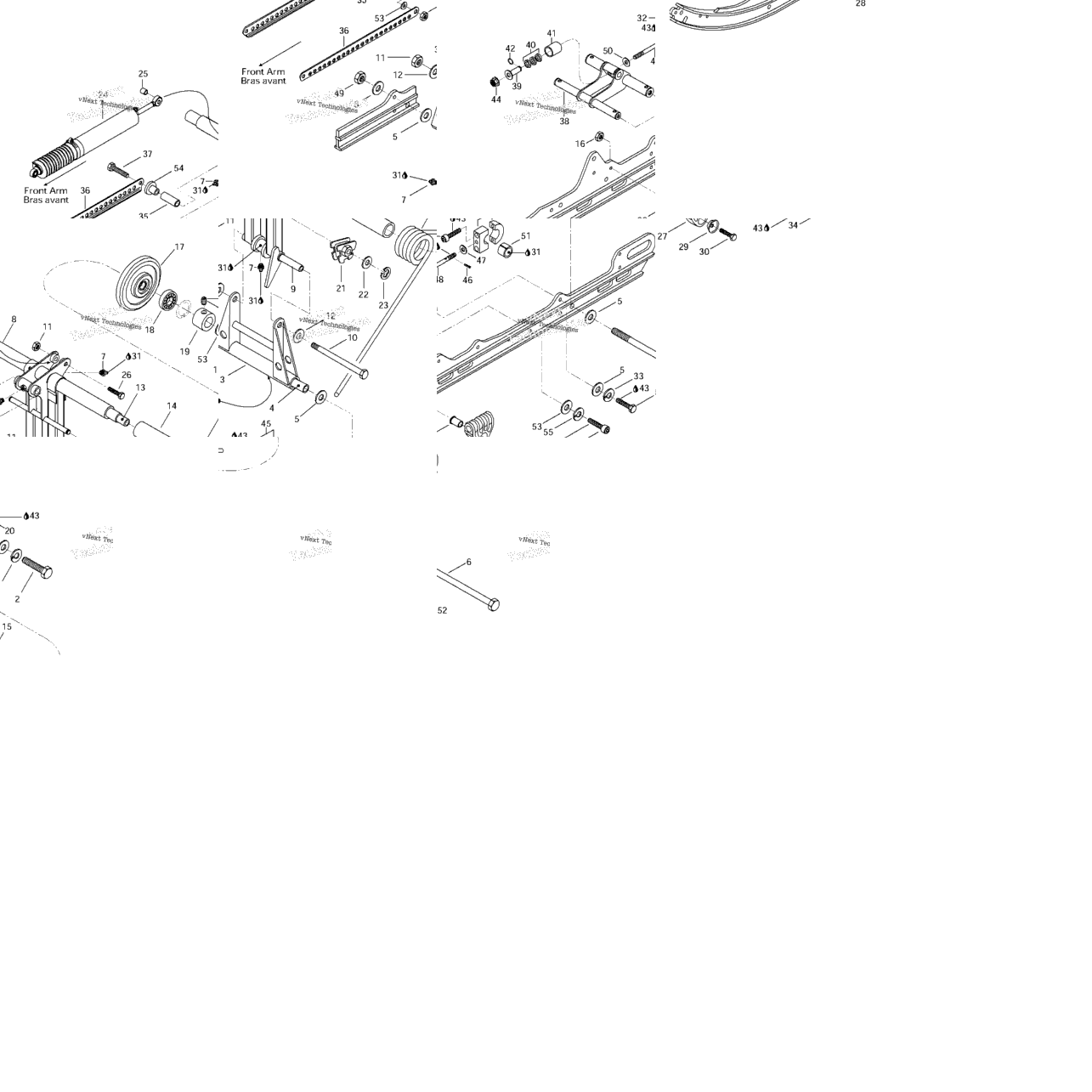 Rear Arm, Rear Suspension