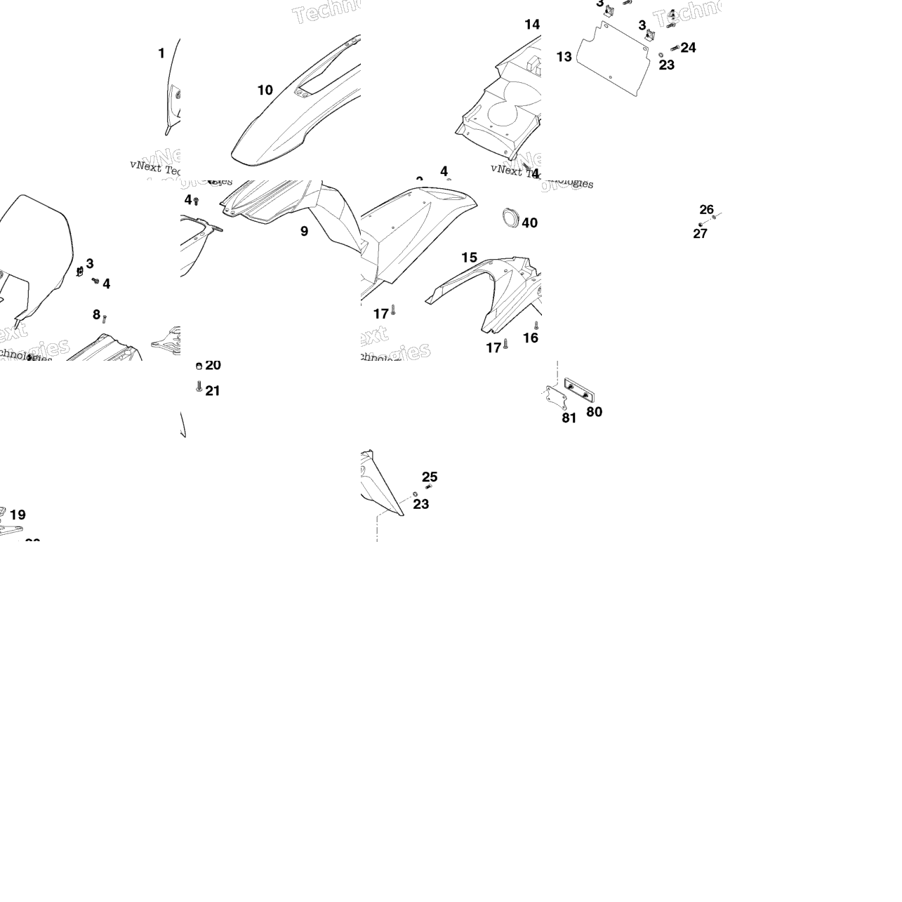 Mask, Fenders