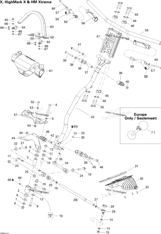 Steering System (X, Highmark X, Hm Xtreme)