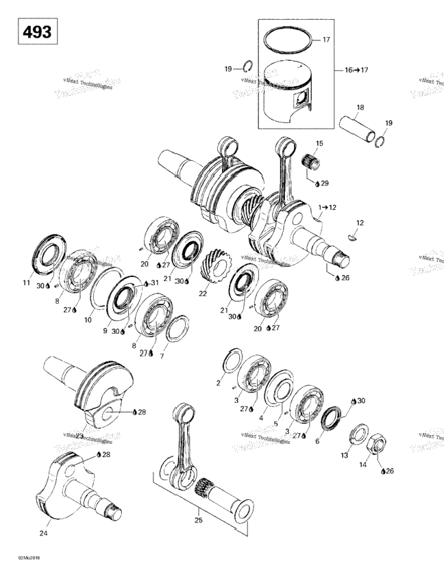 Crankshaft And Pistons