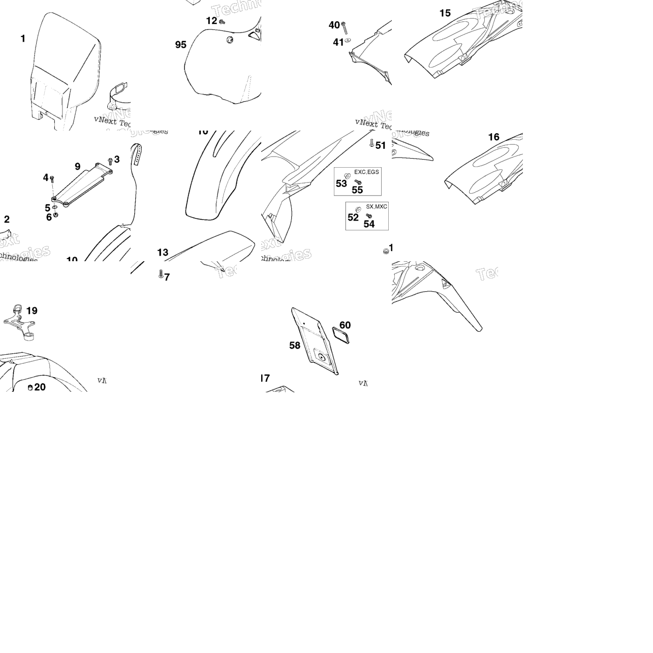 Mask, Fenders