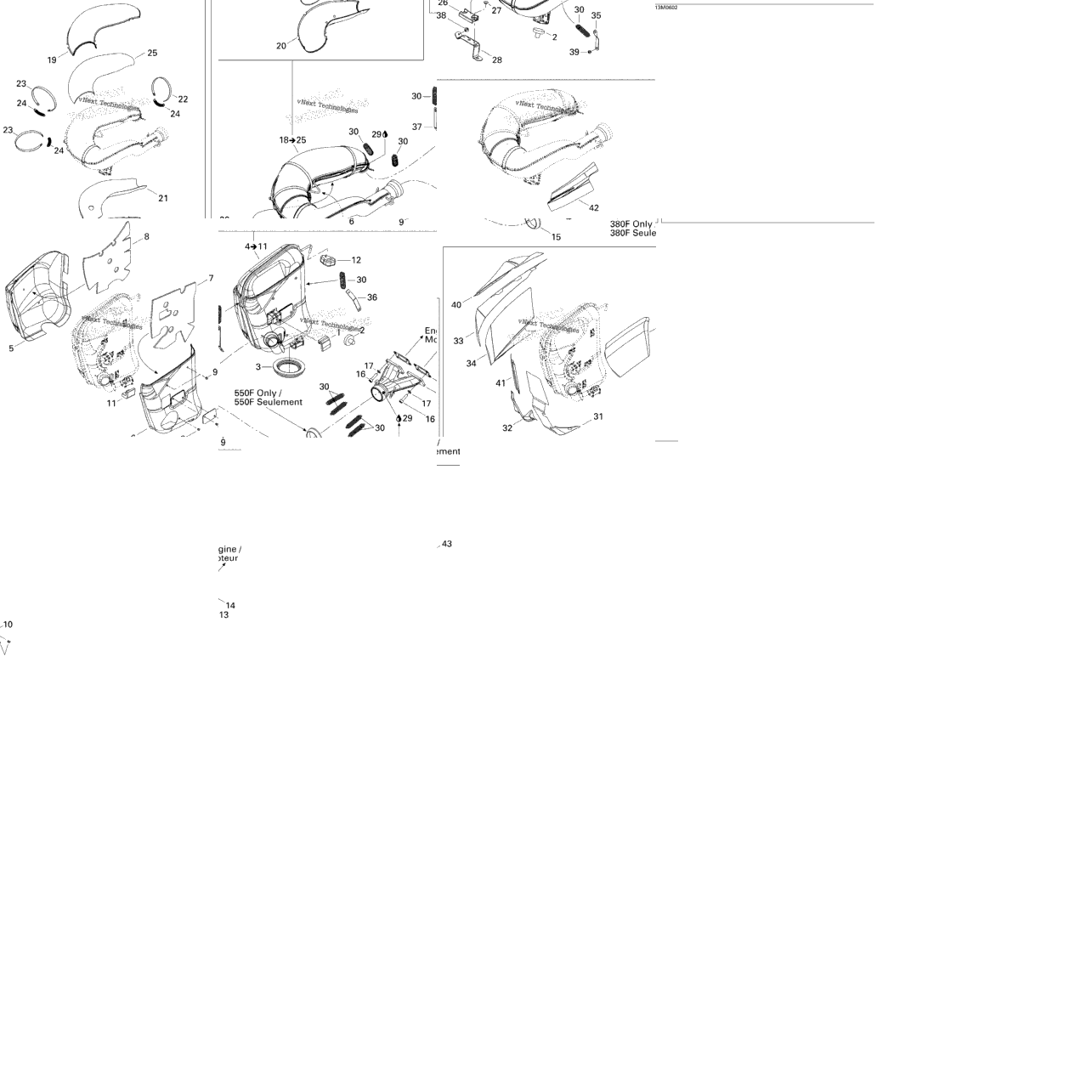 Exhaust System Mx Z 550F