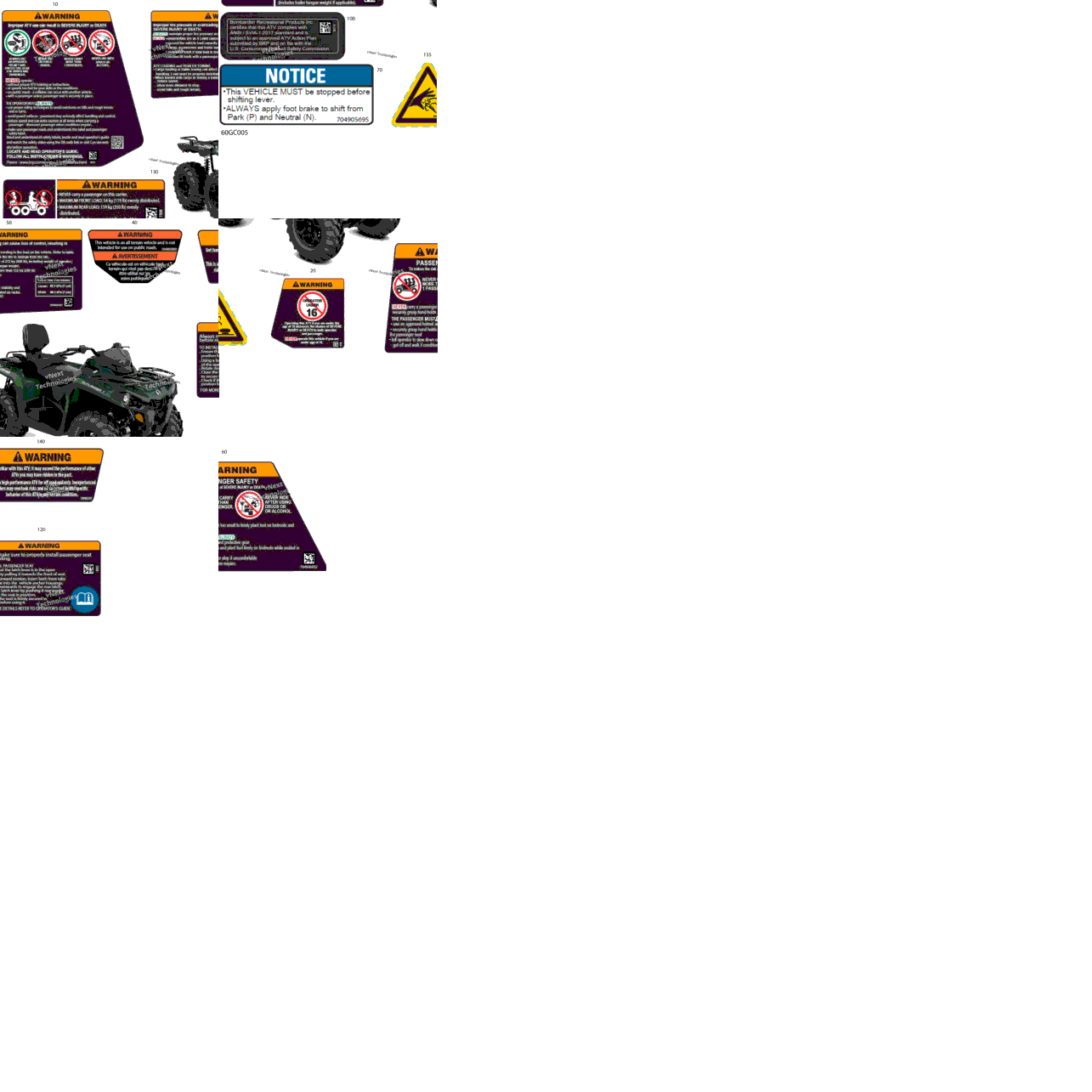 Body - Warning Decals