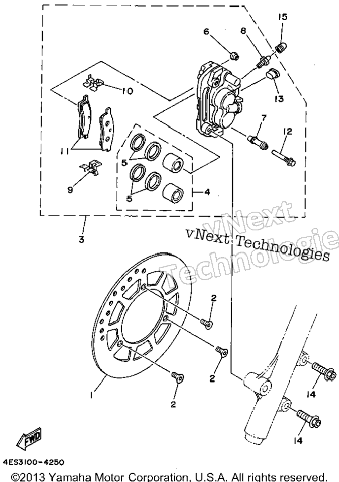 Front Brake Caliper