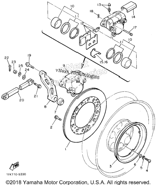 Rear Brake Caliper