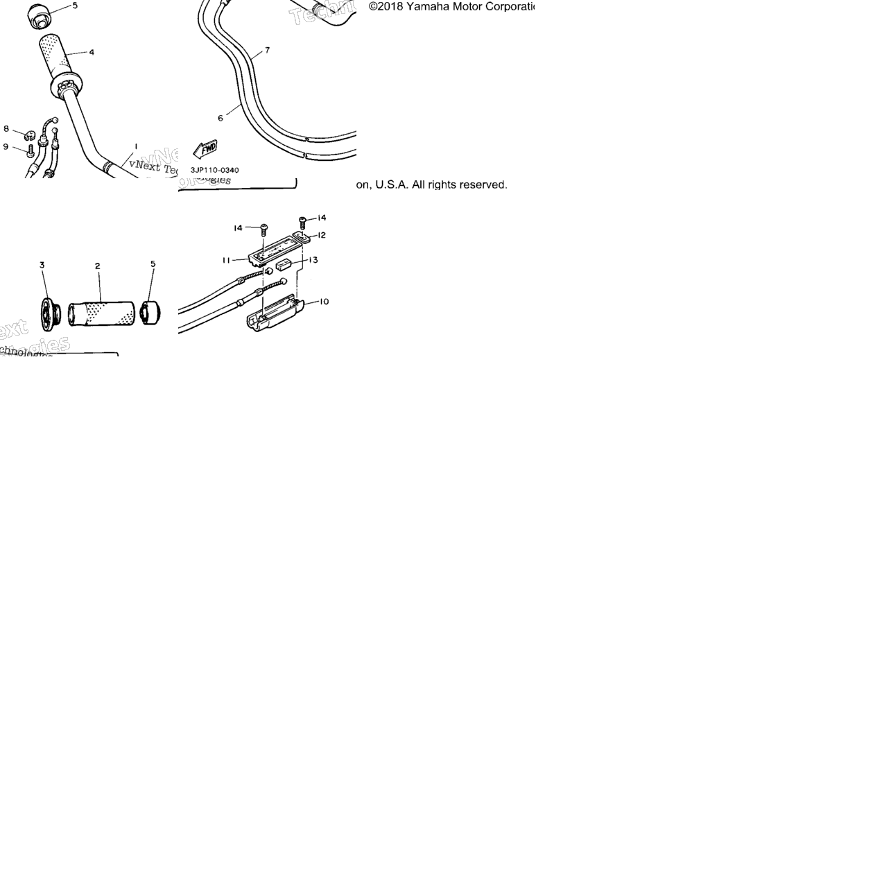 Steering Handle Cable