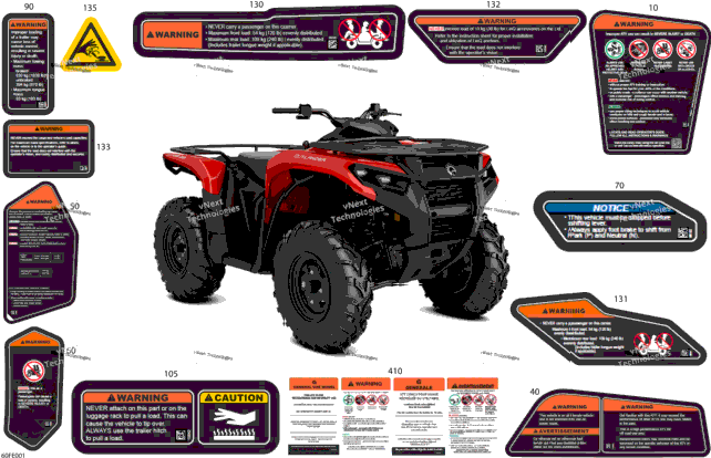 Body - Warning Decals