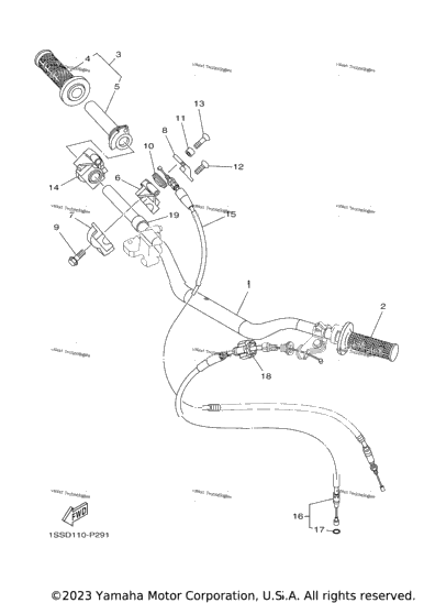Steering Handle & Cable