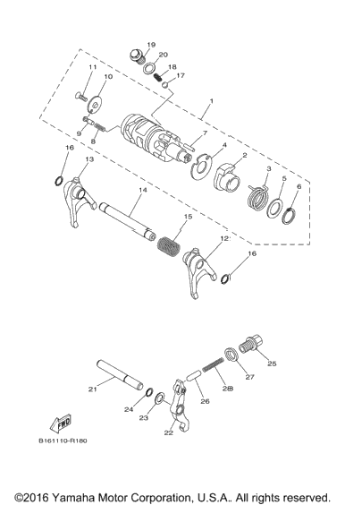 Shift Cam Fork