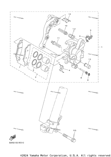 Front Brake Caliper