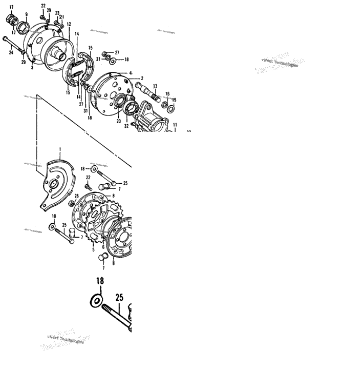 Brake + Rear Hub