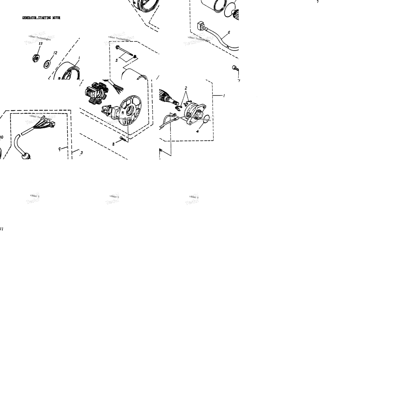 Generator, Starting Motor