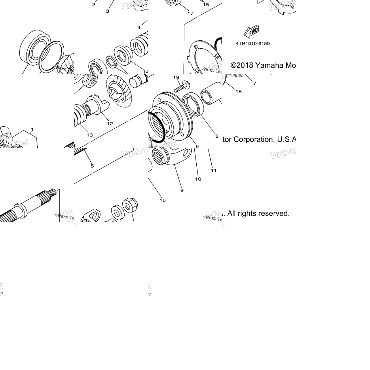 Middle Drive Gear