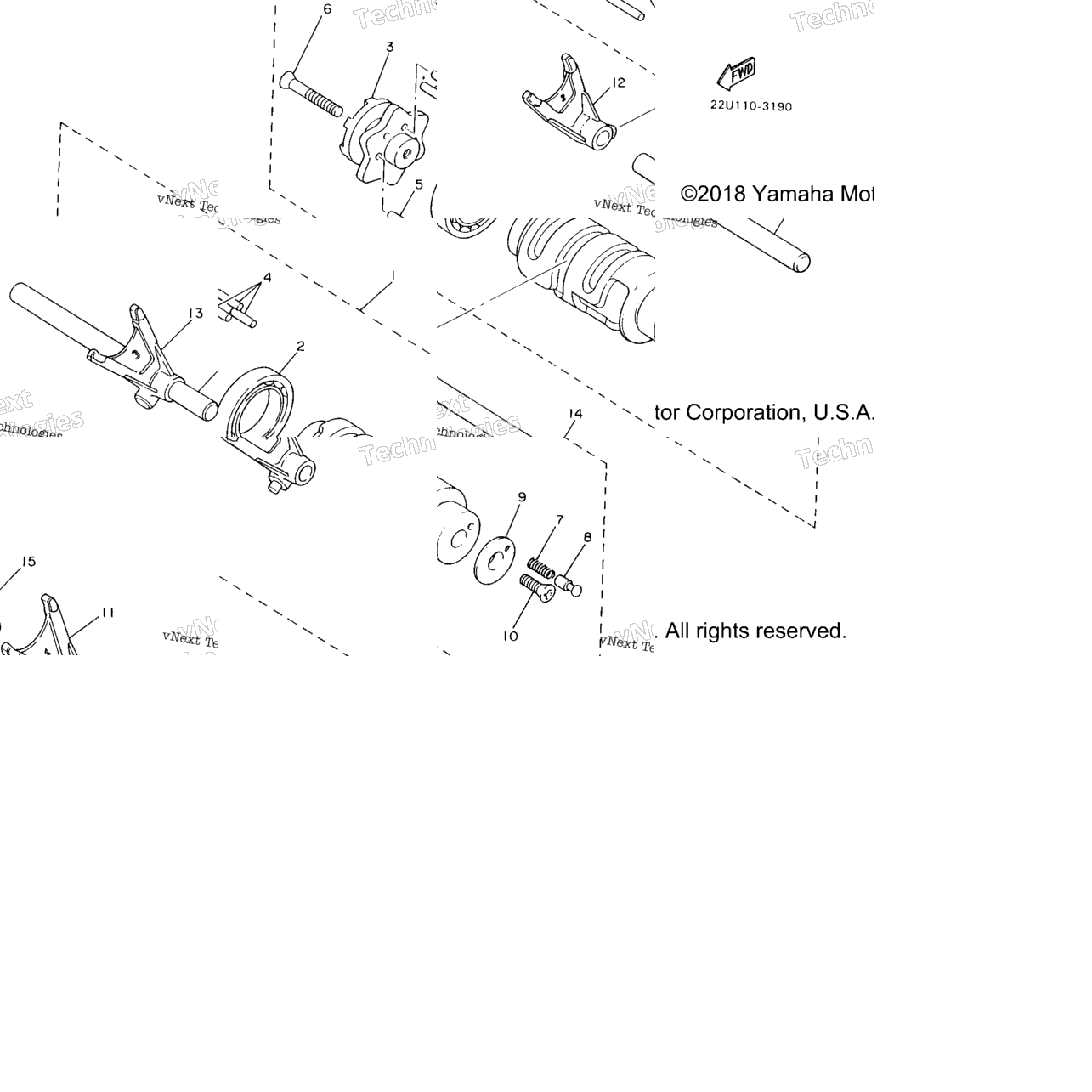 Shift Cam Shift Fork