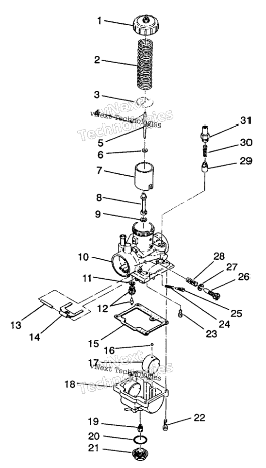 Carburetor 4X4 350L