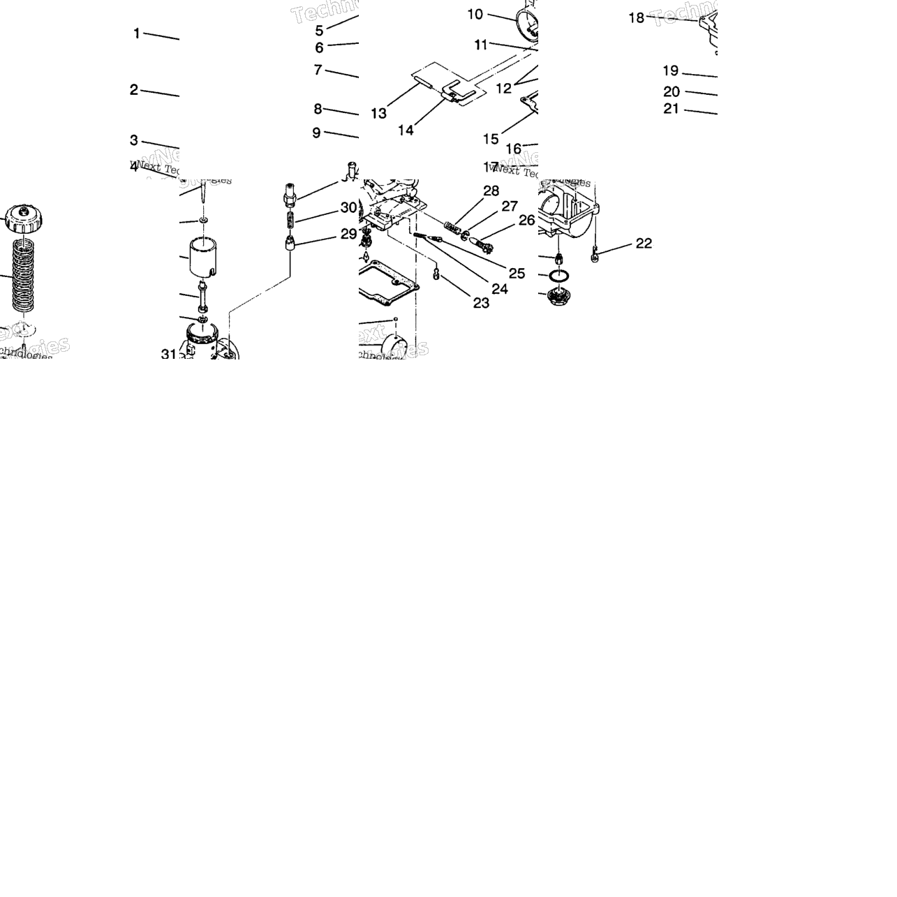 Carburetor 4X4 350L W938139