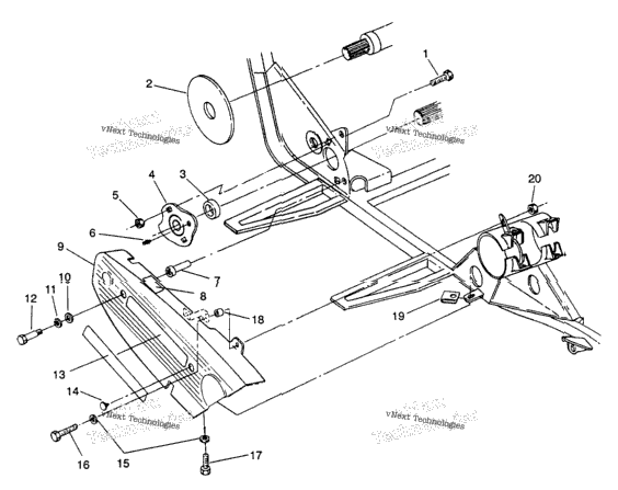 Chain Cover Assembly 4X4 350L