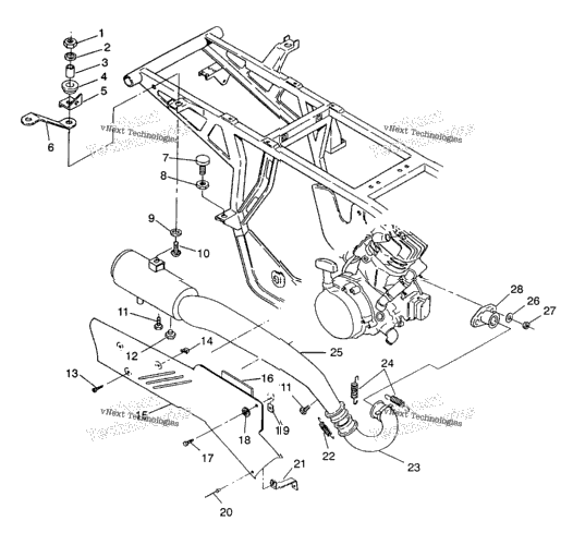 Exhaust System 4X4 350L W938139