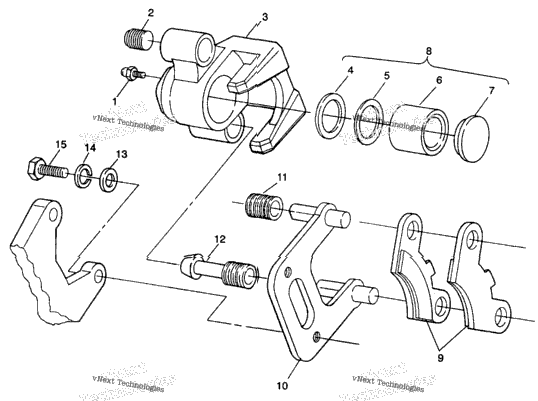 Front Brake Assembly 4X4 350L