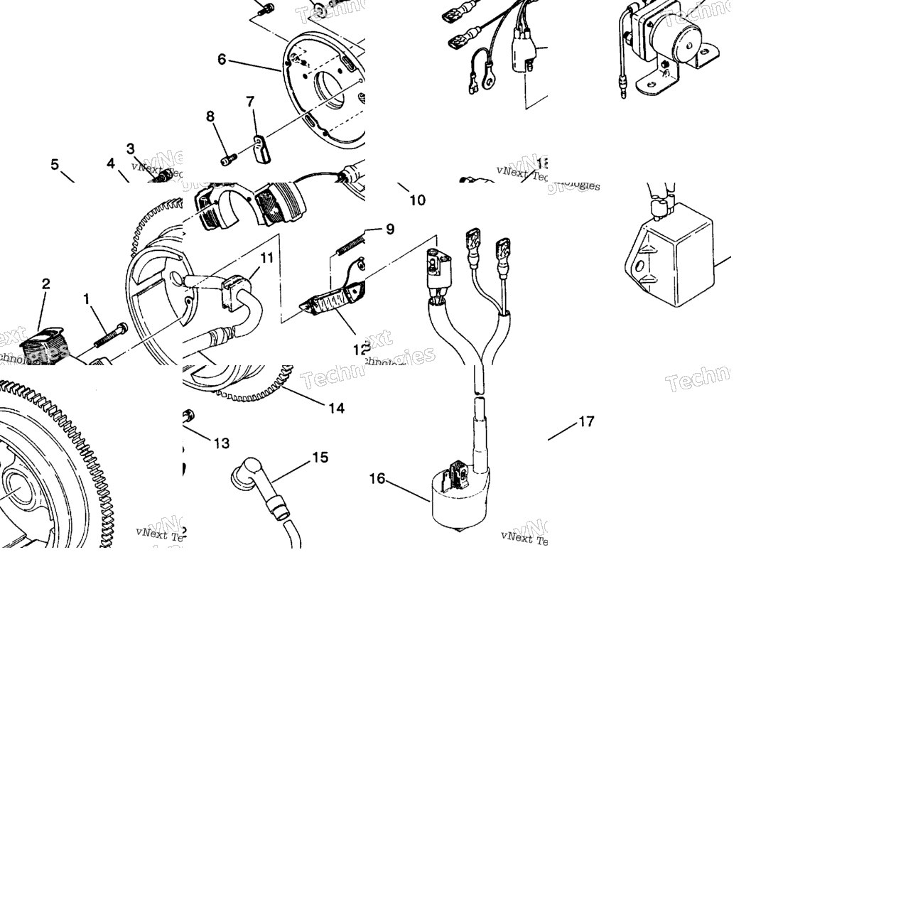 Magneto Assembly 4X4 350L
