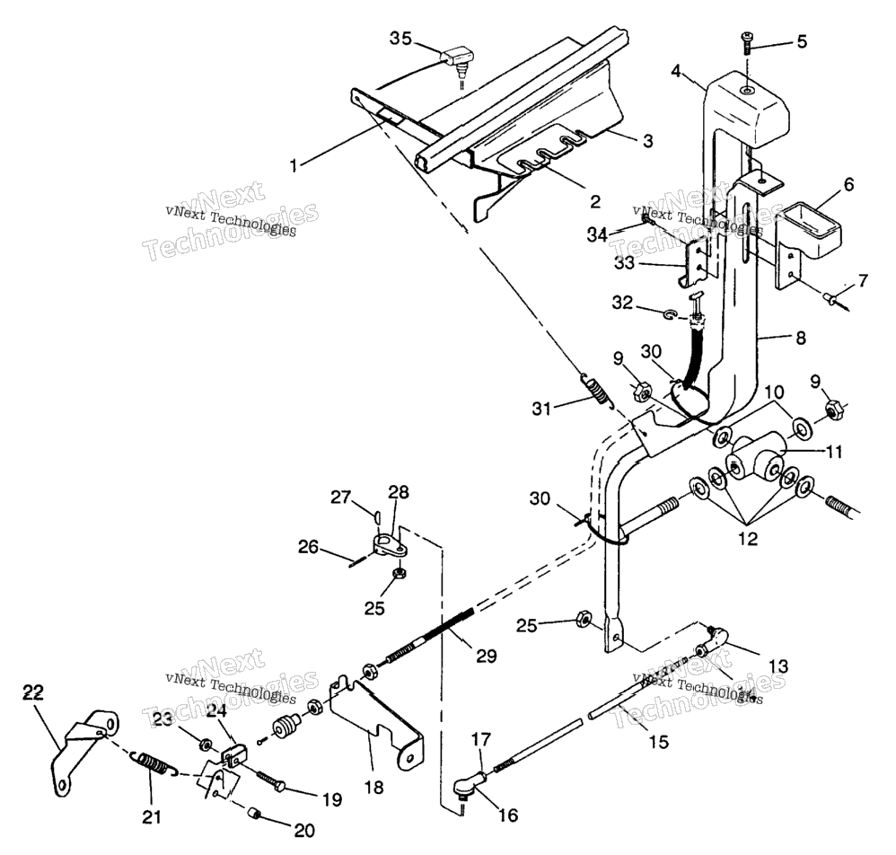 Shift Linkage Assembly 4X4 350L W938139