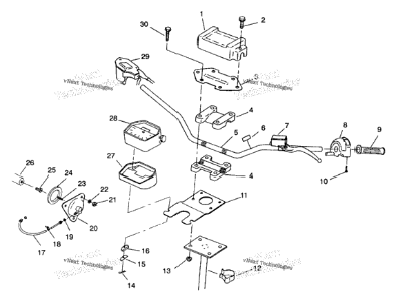 Steering Handlebar 4X4 350L