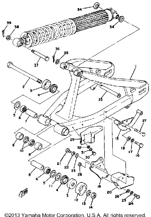 Swing Arm Yz125f