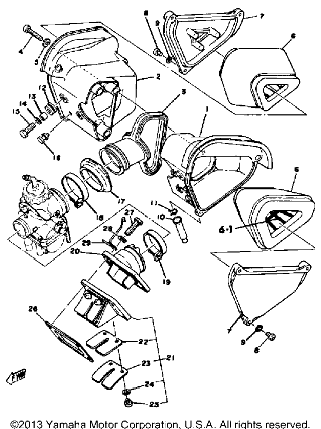 Intake Yz100 E - F