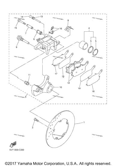 Rear Brake Caliper
