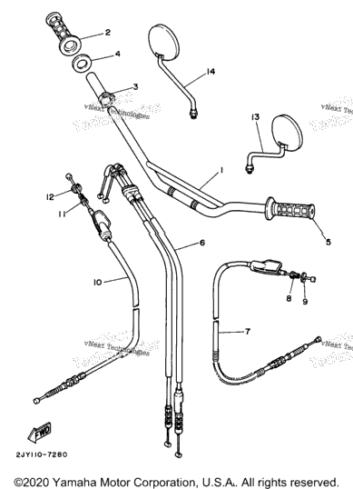 Steering Handle Cable