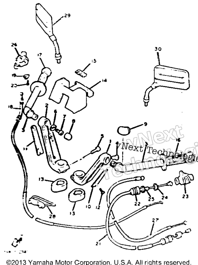 Handlebar Cable