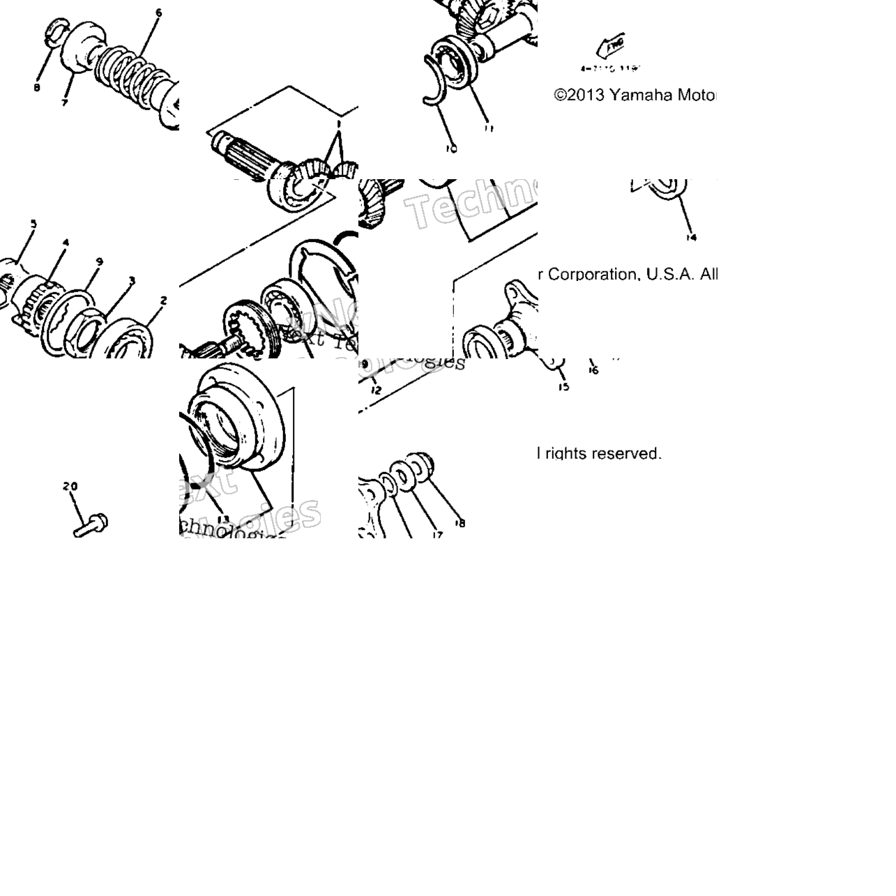 Middle Drive Gear