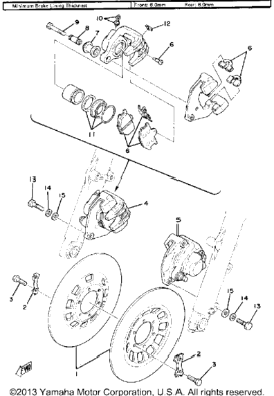 Front Disc Brake - Caliper