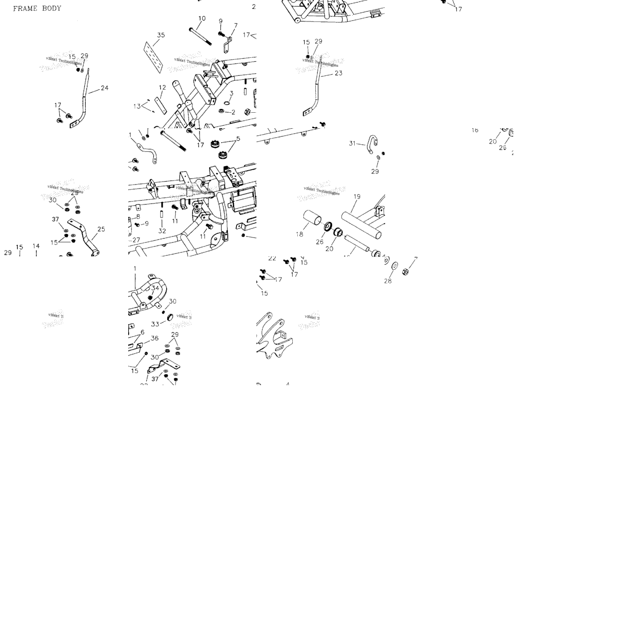 Frame And Body 166A-13
