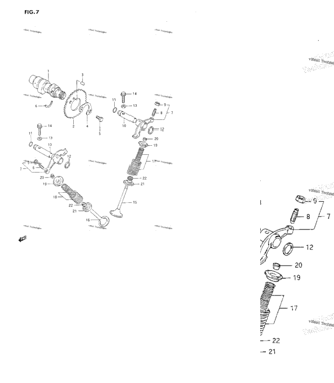 Cam Shaft-Valve
