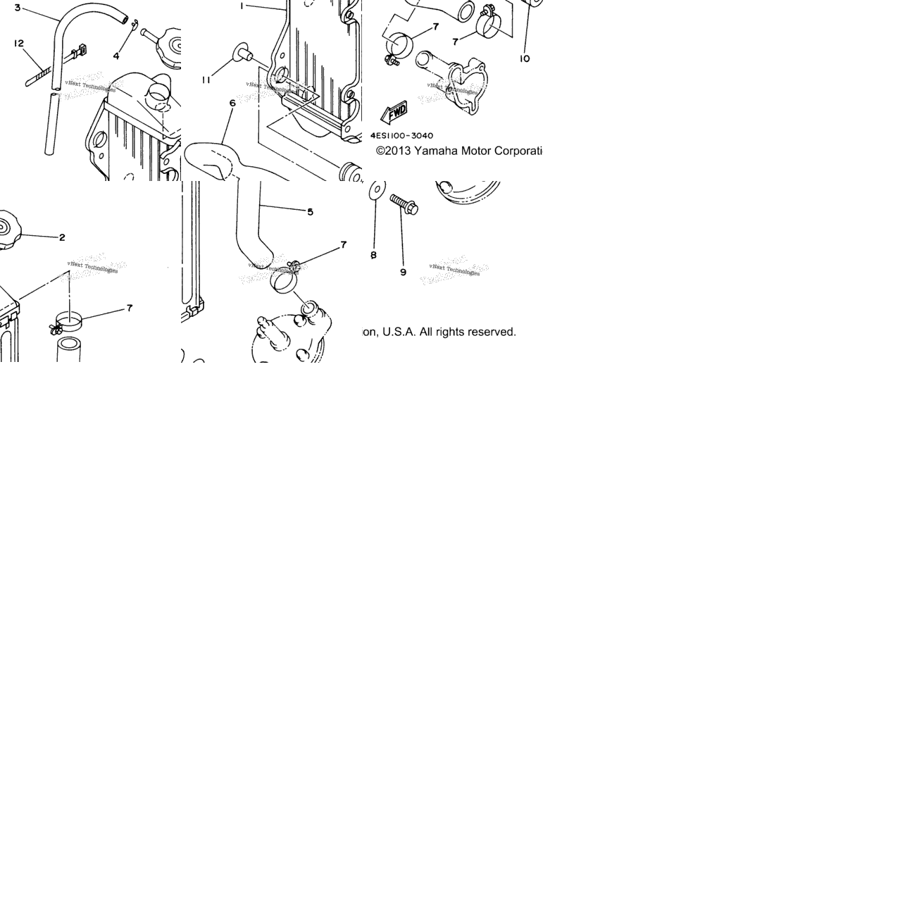 Radiator - Hose