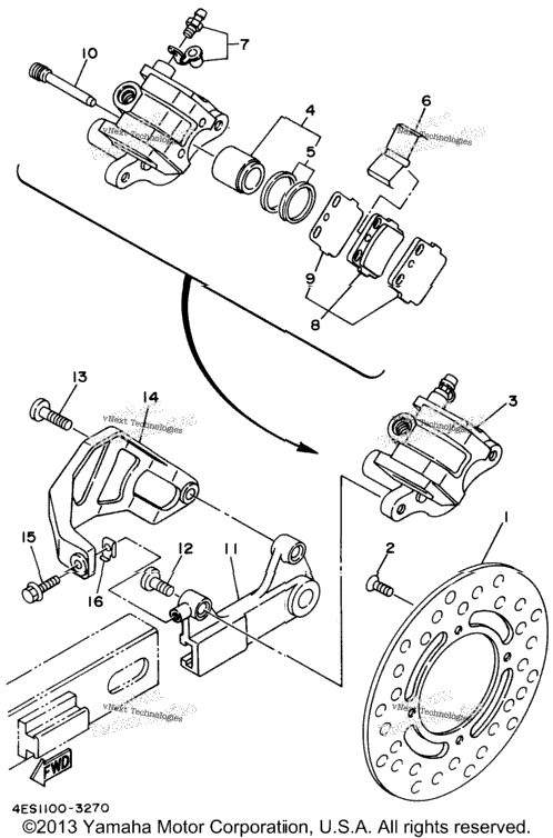 Rear Brake Caliper